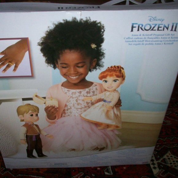 Disney Frozen 2 Anna & Kristoff Toddler Dolls Gift Set 2 Doll Pack 11 Pieces - Picture 1 of 7